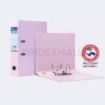 Bambi Ordner Folio 1014 - 50mm PVC Blue Cyber Lever Arch File 24 Warna Original - Gambar 3