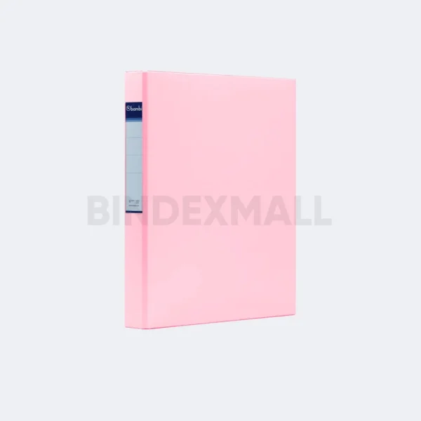 ring binder folio warna pastel pink