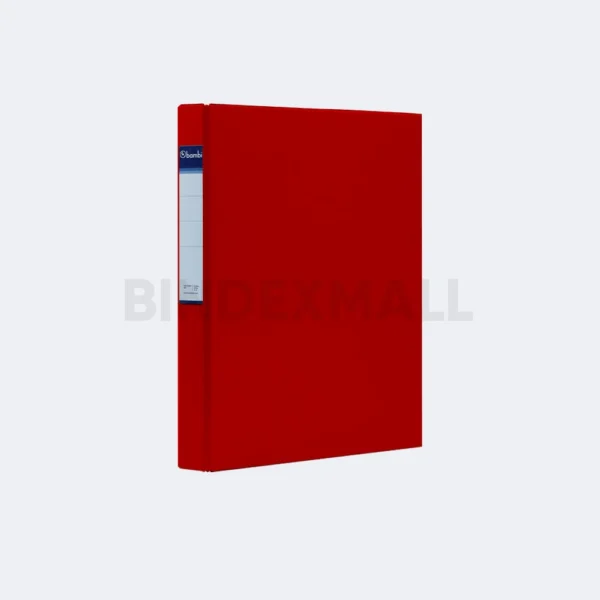 ring binder folio warna dark red