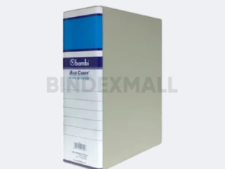 Bambi Pipe Binder Folio JUMBO SIZE 80 mm With Full Spine 4 Colour Labels