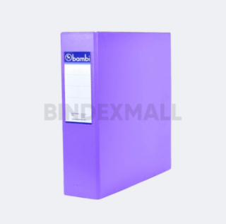 Bambi PVC Ring Binder Folio 2 Ring Type D All Color Jumbo Size 50 mm Original