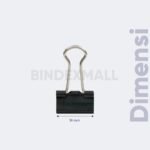 Penjepit Kertas Benex 19mm No 107 Isi 12 Pcs - Binder Clip Original Kode 23211 - Gambar 3