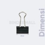 Klip Binder Benex 25mm No 111 Isi 12 Pcs - Binder Clip Medium Original Kode 23212 - Gambar 3