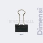 Klip Penjepit Benex 32mm No 155 Isi 12 Pcs - Binder Clip 80 Lembar Original Kode 23213 - Gambar 3