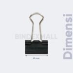 Binder Clip Benex 41 mm Jumbo No 200 Penjepit Kertas Kuat Kode 23214 - Gambar 3