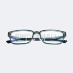 Frame kacamata Bambi transparent dark grey unisex tampak depan