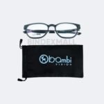 Bambi Frame Kacamata Edisi Matte Black Code 23329-C2 Original - Gambar 4