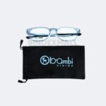 Bambi Frame Kacamata Edisi Transparent Blue Code 23329-C3 Original - Gambar 4