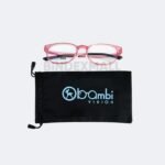 Bambi Frame Kacamata Edisi Transparent Red Code 23329-C5 Original - Gambar 4