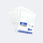 Bambi Document Pocket Sheet Protector A4 Isi 20 Lembar Ketebalan 0.065 mm Tipe Transparent Sleeve Original - Gambar 2