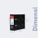 Benex Lami Lever Arch File Ordner Voucher Jumbo Size 75 mm Original - Gambar 3