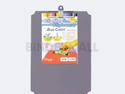 Bambi Papan Ujian Folio Tipe Wire Clip & Hanger Hole Edisi Clipboard PVC All Color Original