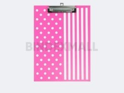 Clipboard PVC A4 Bambi Star Action dengan paper laminating doff semua warna original