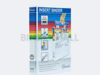 Bambi Insert Ring Binder Folio 2 Ring Type D All Color Medium Size 25 mm Original