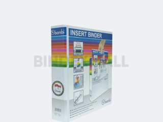 Bambi PVC Insert Ring Binder A4 2 Ring Type D All Color Jumbo Size 40 mm Original