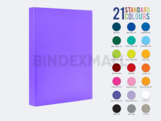 Bambi PVC Ring Binder A4 2 Ring Type D All Color Small Size 15 mm Original