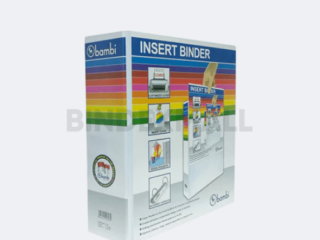 Bambi PVC Insert Ring Binder A4 4 Ring Type D All Color Jumbo Size 65 mm Original