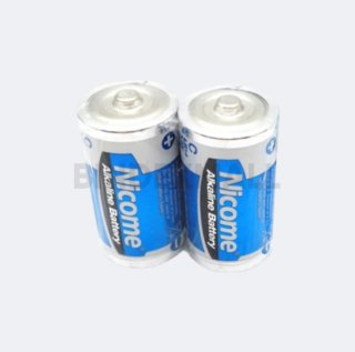 Nicome Battery Alkaline Baterai C LR14-C Isi 2 pcs Shrink Pack Original