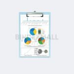 Bambi Papan Ujian A4 Tipe Clipboard Pastel All Color Original - Gambar 2