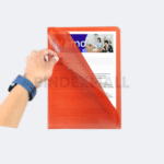 Bambi PVC L Folder Map Dokumen Beserta Label Nama A4 Jenis Tempat Penyimpanan Dokumen Tipe Transparent Original - Gambar 2