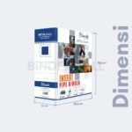 Bambi PVC Insert Pipe Binder A4 100 mm Kode 1170M - Gambar 6