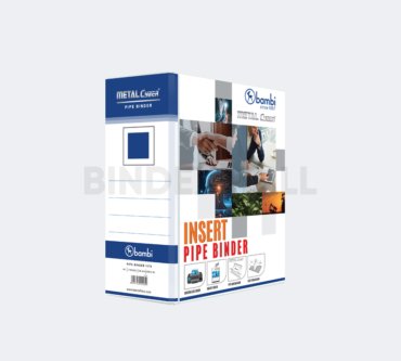 BINDEX MALL - BAMBI INSERT PIPE BINDER 2 HOLE A4 100MM 1170M - GBR 3