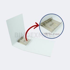 BINDEX MALL - BAMBI INSERT PIPE BINDER 2 HOLE A4 100MM 1170M - METAL CYBER