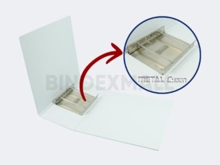 BINDEX MALL - BAMBI INSERT PIPE BINDER 2 HOLE A4 100MM 1170M - METAL CYBER