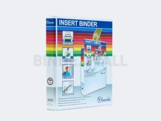 Bambi PVC Insert Ring Binder A4 2 Ring Type D All Color Small Size 20 mm Original