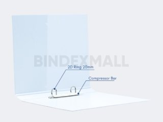 BINDEX MALL - BAMBI INSERT RING BINDER 2D RING A4 - 2120M TERBUKA