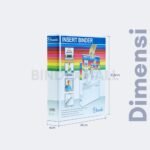 Bambi PVC Insert Binder A4 D-Type 2 Ring 25 mm - Gambar 4