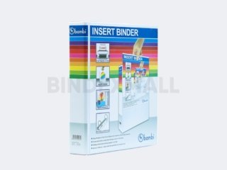 Bambi PVC Insert Ring Binder A4 2 Ring Type D All Color Medium Size 30 mm Original