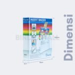 Bambi PVC Insert Ring Binder A4 2 Ring Type D All Color Medium Size 30 mm Original - Gambar 4