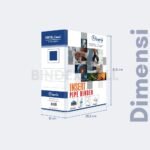 Bambi Pipe Binder A4 EXTRA JUMBO SIZE 100 mm With Full Spine 4 Colour Labels 1170 - Gambar 6
