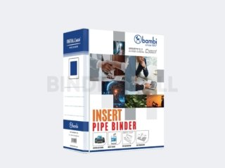 Bambi Pipe Binder A4 EXTRA JUMBO SIZE 100 mm With Full Spine 4 Colour Labels 1170