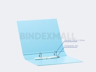 BINDEX MALL BAMBI RING BINDER A5 2 Ring 25 mm-2221 terbuka 1