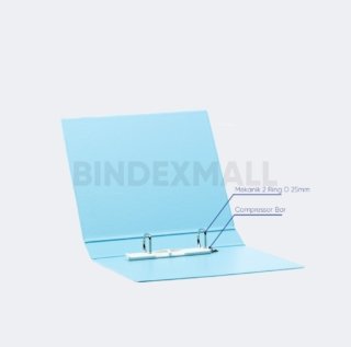 BINDEX MALL BAMBI RING BINDER A5 2 Ring 25 mm-2221 terbuka 1