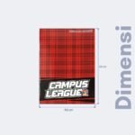 Bambi x Suma Buku Tulis Campus League Isi 50 Lembar 70 Gram Original - Gambar 5