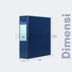 Bambi PVC Ring Binder A4 2 Ring Type D All Color Jumbo Size Size 50 mm Original - Gambar 3