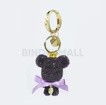 BINDEX MALL - Little Bear Pendant Key Chain-Purple - 23316LU 1