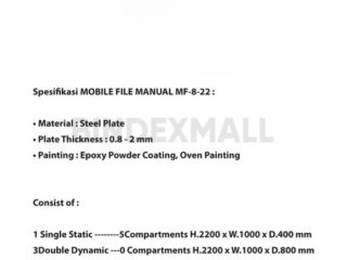 BINDEX MALL-MF-8-22-A