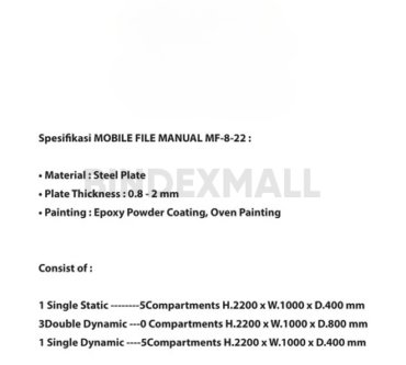 BINDEX MALL-MF-8-22-A