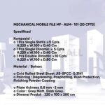 Bambi Lemari Arsip 20 CPTS Mobile File Mekanik kode Mf-aum-101 - Gambar 2