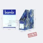 Bambi Box File Magazine Edisi Premium Kain Batik Asli Super Big Size 115 mm Original - Gambar 5