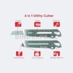 Cutter Full Metal Benex 6 in 1 Multifungsi 18mm - Original Premium Quality - Gambar 4