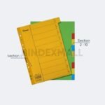 Bambi Isi Binder A4 Divider & Indexes Pembatas Kertas Binder Edisi Include 10 Colour Index Section Original - Gambar 2