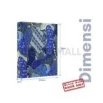 Bambi Binder Note B5 Tipe 26 Ring Edisi Premium Kain Batik Asli Include Loose Leaf & Divider Original - Gambar 4
