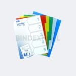 Bindex Pembatas Binder A4 Divider & Indexes Pembatas Kertas Binder Edisi 5 Index Original - Gambar 2