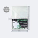 Bambi Document Pocket Sheet Protector Folio Isi 10 Lembar Ketebalan 0.1mm Tipe Transparent Sleeve Eleven Holes - Gambar 4