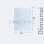 Bambi Document Pocket A5 Isi 10 Lembar Ketebalan 0.10 mic Tipe Transparent Sleeve Original - Gambar 3